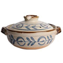 Ceramic Casserole Pot 1.2L A 2.2L Heat Resistant Clay Cooking Pot for Stew Retains Flavor