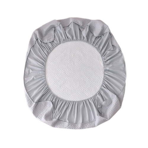 Protetor de colchão 78,7" x 86,6" Capa de algodão impermeável, à prova de urina e líquidos, com bolso profundo para colchões de 9 a 18 polegadas 1