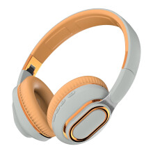 Căști Bluetooth montate pe cap, cu interfață tip C, subwoofer stereo, wireless, cu card pliabil