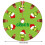 TOFOTL Saia para Árvore de Natal Grinch de 30/35/48 polegadas, Vermelha e Verde, Decoração Natalina para Festas de Natal e Enfeites de Natal para 2