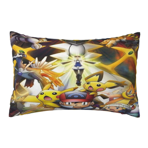 Διακοσμητικά καλύμματα μαξιλαριού Pikachu Cartoon, για διακόσμηση σπιτιού καναπέ,
