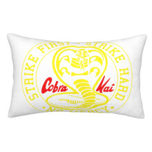 Fundas de almohada de felpa suave de doble cara Cobra Kai para sofá, sala de estar, decoración del hogar