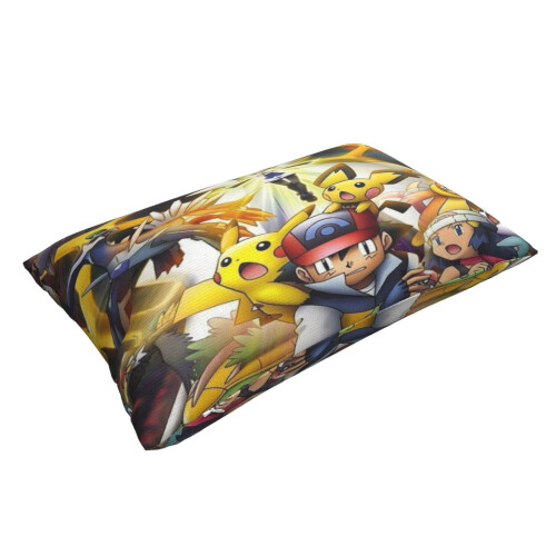 Διακοσμητικά καλύμματα μαξιλαριού Pikachu Cartoon, για διακόσμηση σπιτιού καναπέ, 2