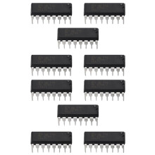 10 diodos de chip controlador de motor paso a paso L293D