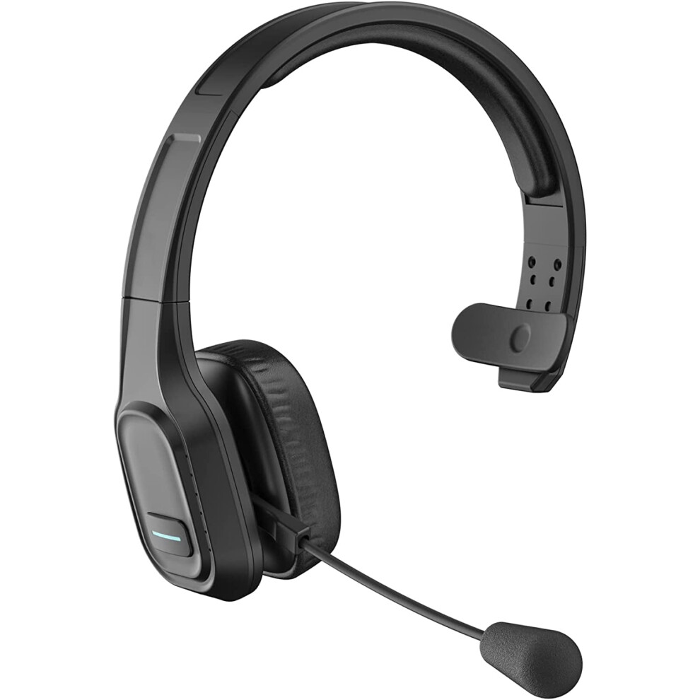 Trucker Bluetooth Headset V5.0, Wireless Headset With Noise Canceling&Mute Microphone For Cell Phones, On Ear 9164030642768