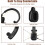 Ακουστικά Bluetooth Trucker V5.0, Ασύρματα ακουστικά με ακύρωση θορύβου και σίγαση 3