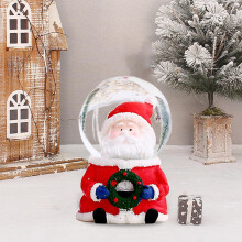 Glødende snemandsfigur 50 ml, kompatibel med jule- og halloween-skrivebordsdekoration, harpiks julemandsornament til borddekoration