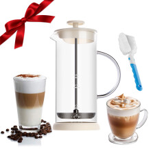Offres du Cyber Monday 2024 : Brosse à biberon portable Viflosae et mousseur à lait manuel avec fouet pour café, lattes, cappuccino, chocolat