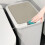 QTBIUQ Κάδος απορριμμάτων με ποδοδιακόπτη, οικιακό μπάνιο, κουζίνα, τουαλέτα, καλάθι 5