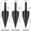Firewood Log Bit 3Pcs Wood Splitter Bits Removable Splitter Drill Drill Tools Home Improvement 3