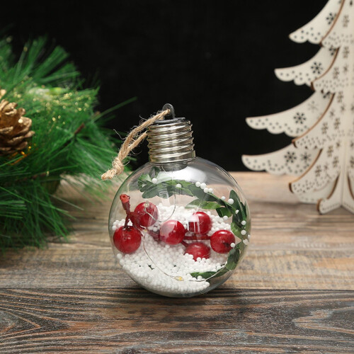 Προσφορές Cyber_Monday2024Χριστουγεννιάτικες διακοσμήσεις Viflosae με LED, διαφανή