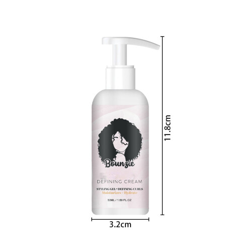 Bounzie Curl Ορισμός Ελαστίνης για Σγουρά Μαλλιά Ενυδάτωση Styling Περιποίηση Μαλλιών για 1
