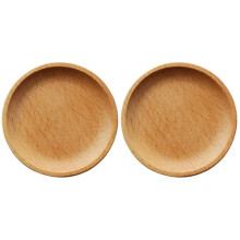 2 kpl 12 cm pyöreä puinen rantalautanen japanilaistyylinen juomatarjotin keittiötarvikkeet jälkiruoka- ja välipaloille korupähkinät
