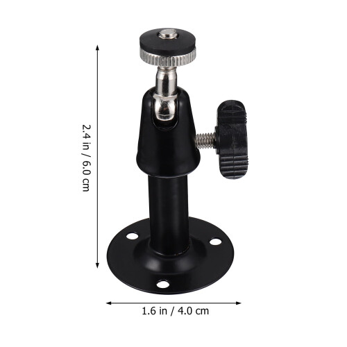 Conjunto de 4 suportes giratórios para câmera de segurança na parede e no teto com sensor. 2