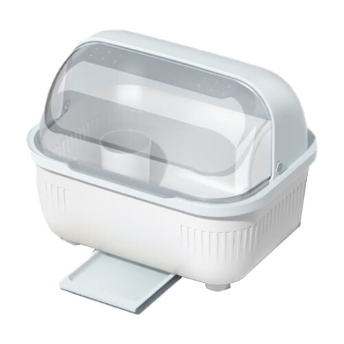 Txmfgh Dish Storage Box - Stackable, Large Capacity, Multigrid Design, Antiskid Base, Easy to Clean, Perfect for Kitchen Organization and Picnic Use. 1