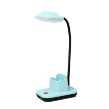 Nabíjateľná stolová lampa s USB portom, 3-rýchlostná ochrana očí, čítacia lampa, kompatibilná so spálňou a internátom.
