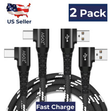 Agoz2Pack9010 stopový rychlonabíjecí kabel s USB-C konektorem kompatibilní se Samsung Galaxy S24, S23Ultra, S22, S21, S10, A02s-A54, Z Fold5, Z