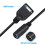 Καλώδιο τροφοδοσίας USB σε DC 5V ï¼ŒΚαλώδιο μετατροπής DC 5.5x2.1mm θηλυκό σε USB θηλυκό για 2