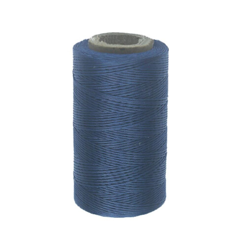 HILABEE2x260M150D0.8mm Επίπεδη κερωμένη κλωστή ραψίματος, ραφή, δερματοτεχνία, σκούρο μπλε 2