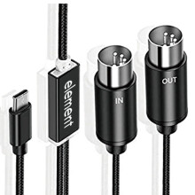 Kabel MIDI na USB typu C typu C, USB MIDI převodník s kontrolkou pro elektronický varhanní počítač