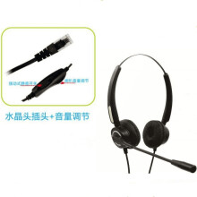 DEWIN Headset – Callcenter-Headset RJ9 mit geräuschunterdrückendem Mikrofon, Lautstärkeregelung und Stummschaltung