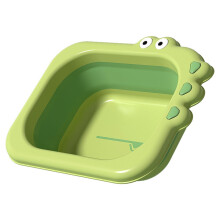 Collapsible Baby Wash Basin Cartoon Design for Newborns and Kids