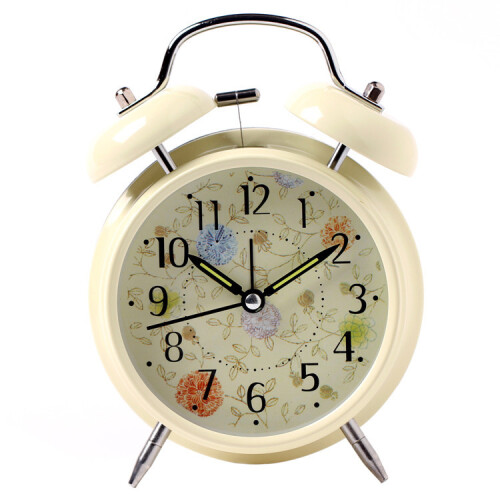 Silent Morning Alarm Clock Vintage Retro Quartz