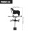 Guangmc Ανεμοδείκτης Weathervane Στολίδι Ρετρό Μεταλλικό Weathervane Εργαλείο μέτρησης ανέμου 5