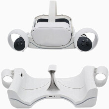 Oplaadstation voor Oculus Quest2, VR-muurstandaard met LED-indicator, snellaadstation en opbergbasis, compatibel met Oculus Quest2
