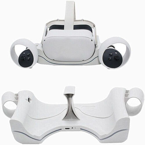 Σταθμός φόρτισης για Oculus Quest2, βάση τοίχου VR με ένδειξη LED, βάση γρήγορης φόρτισης