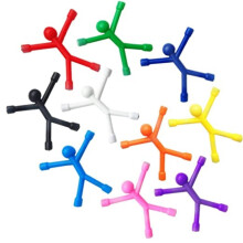 Magneți de frigider mini flexibili Chok10Pcs, jucării magnetice drăguțe din cauciuc pentru copii și adulți, decor distractiv pentru birou -