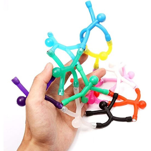 Chok10Pcs Μίνι Εύκαμπτοι Μαγνήτες Ψυγείου για Άνδρες, Χαριτωμένα Μαγνητικά Παιχνίδια 2