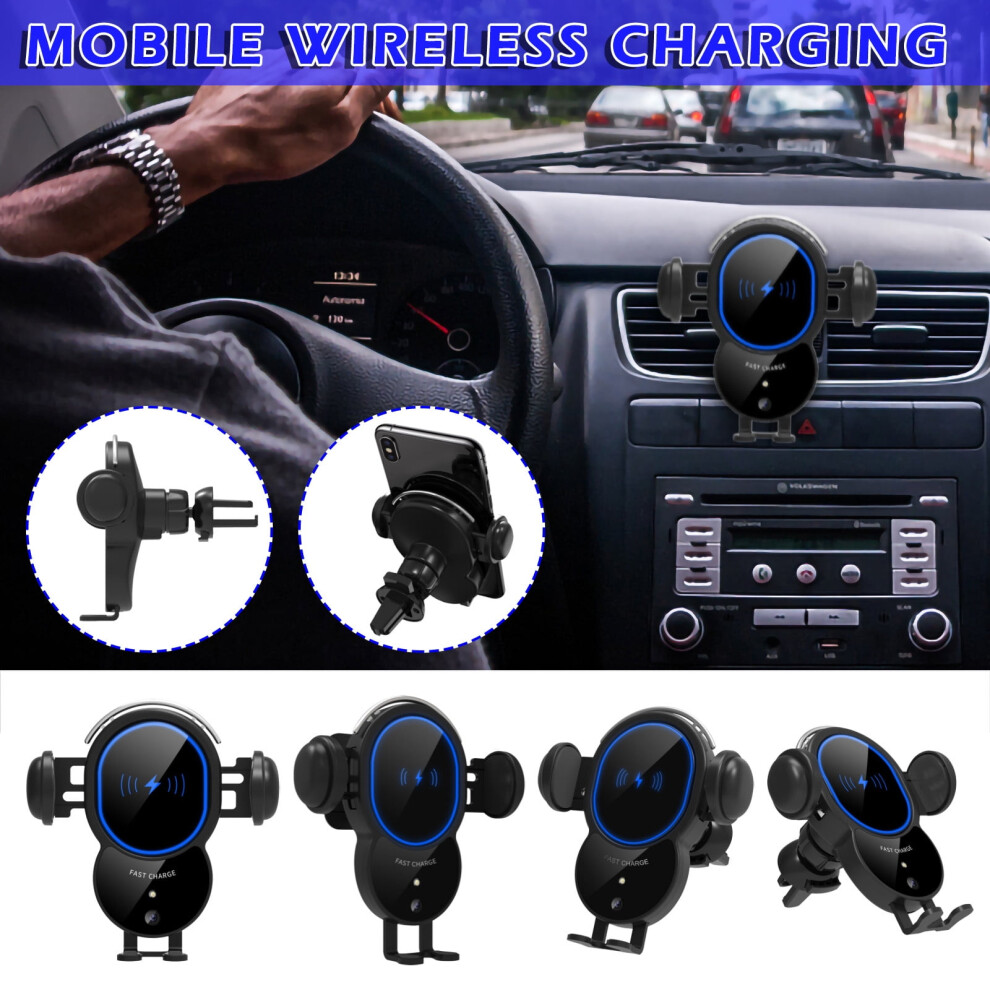 Deals Of The Day Clearance! Topliu Wireless Car Charger Mount Linkage Automatic Clamping Fast Charging 9164030091412