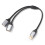 jixopn2in1USB Data Hub Τροφοδοτικό Y Splitter Καλώδιο επέκτασης φόρτισης USB 3