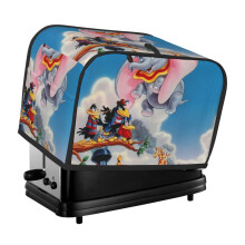 Dumbo Broodroosterhoes voor 2 sneetjes, stof- en vingerafdrukbescherming - Polyester, hoes voor kleine keukenapparaten