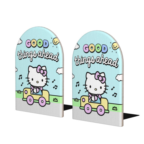 2 πακέτα βιβλιοστάτες Hello Kitty χαριτωμένο πώμα βιβλίου κινουμένων σχεδίων βαρέως