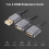jixopn2in1USB Data Hub Τροφοδοτικό Y Splitter Καλώδιο επέκτασης φόρτισης USB 7