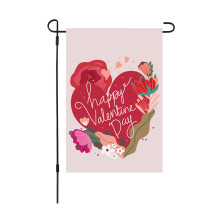 Winysin, bandiera da giardino per San Valentino, festa di San Valentino in giardino, decorazioni per San Valentino