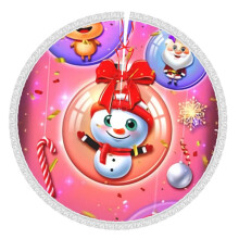 Jupe de sapin de Noël 76 cm (30 pouces), tapis de sapin pour les fêtes d'hiver, jupe de sapin pour décorations de Noël rustiques