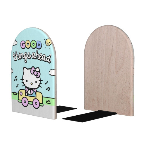2 πακέτα βιβλιοστάτες Hello Kitty χαριτωμένο πώμα βιβλίου κινουμένων σχεδίων βαρέως 1