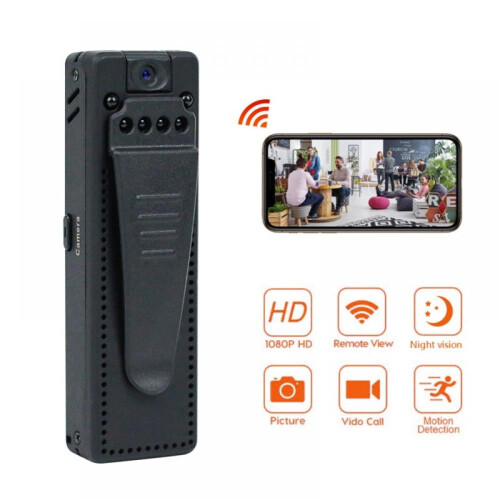 Φορητή ψηφιακή κάμερα Prettyui1080P Mini Camera, φορητή ψηφιακή συσκευή εγγραφής βίντεο, 1