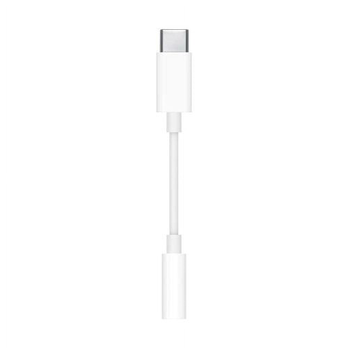USB C til 3,5 mm lydadapter, kompatibel med iPhone 16, iPhone 16Plus, iPhone 15Pro/Pro Max, hvid