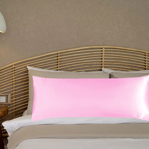 Μαξιλαροθήκη Πολύχρωμη 51*137cm (20*54in) από Απομίμηση Μεταξωτού Σώματος Διπλή