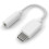 USB C til 3,5 mm lydadapter, kompatibel med iPhone 16, iPhone 16Plus, iPhone 15Pro/Pro Max, hvid 3