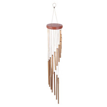 Campana de viento metálica Delaman de 18 tubos, compatible con decoración de jardín, patio y balcón, interior y exterior, regalo de cumpleaños.