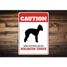 Cartello Bedlington Terrier Decorazione Bedlington Regalo Bedlington Cartello per cancello Cane Cartelli razza cane Cartello di avvertimento cane