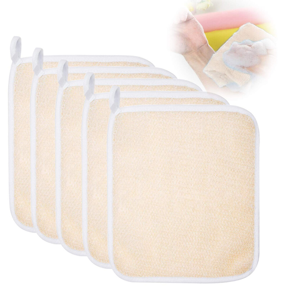 Exfoliating Bath Cloth for Face and Body, QuickDry Gentle Scrub Towel for Men and Women