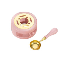 Kit scaldacera fai da te Niovtt per forno, pentola e contenitore, sicuro per materiali artigianali (rosa)