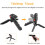 Flexible Tripod Vlogging Kit compatible with iPhone/Android w/LED Light, Mic, Holder, Remote, Case for Streaming, Vlogging 4