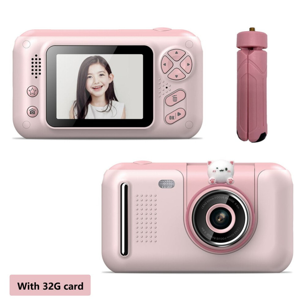 Digital Camera For Kids - 24Mp 1080P With 32Gb Sd Card, Rechargeable Mini Camera For Boys, Girls, Students, Teens 9464372818822